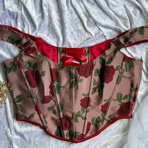 Vintage corset top for women